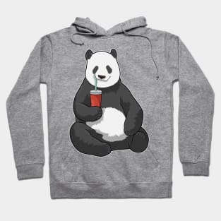 Panda with Drink Hoodie